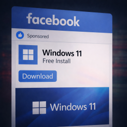 Facebook oglasi šire lažno Windows 11 ažuriranje 